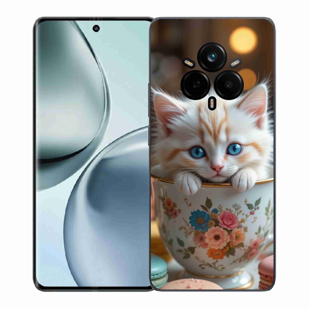 Gél borítás mmCase a Realme 14 Pro+ 5G számára - aranyos cica 6