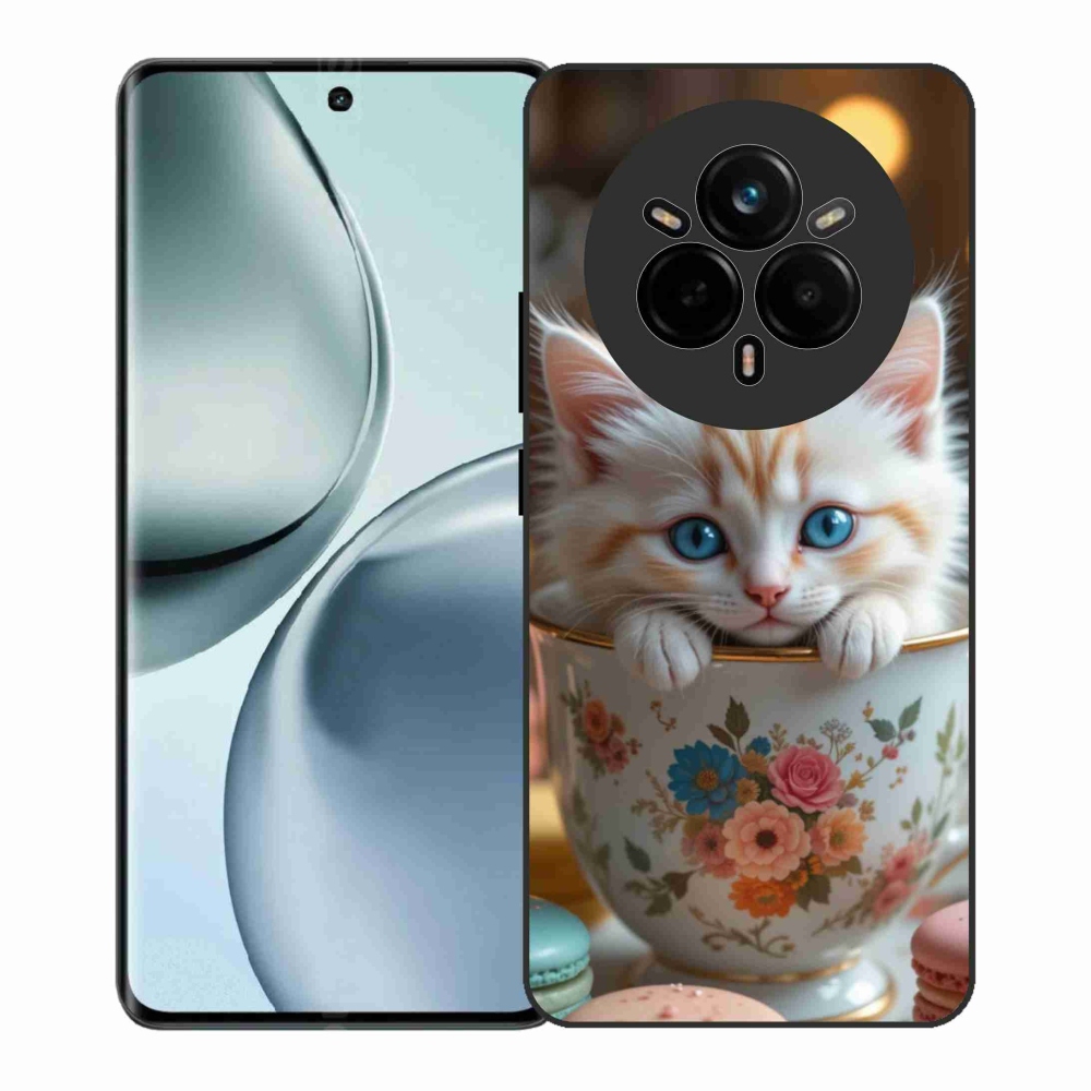 Gél borítás mmCase a Realme 14 Pro+ 5G számára - aranyos cica 6