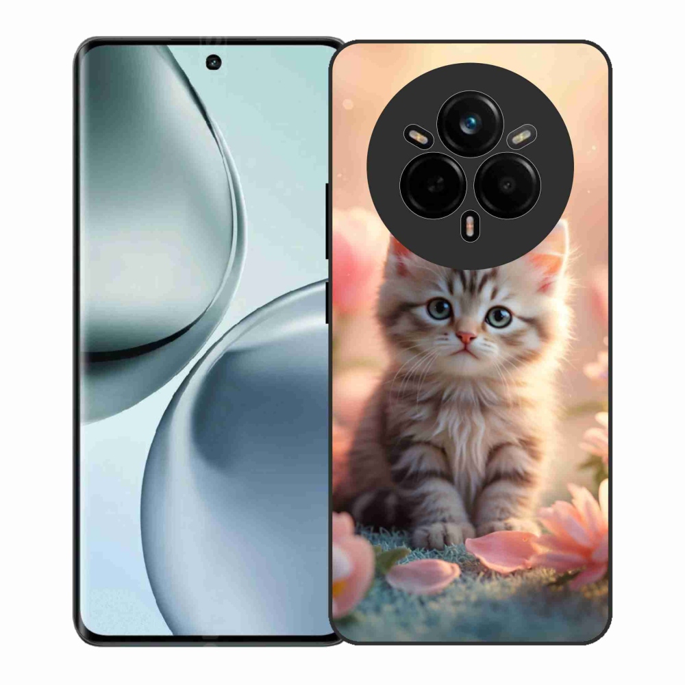 Gél borítás mmCase a Realme 14 Pro+ 5G számára - aranyos cica 8