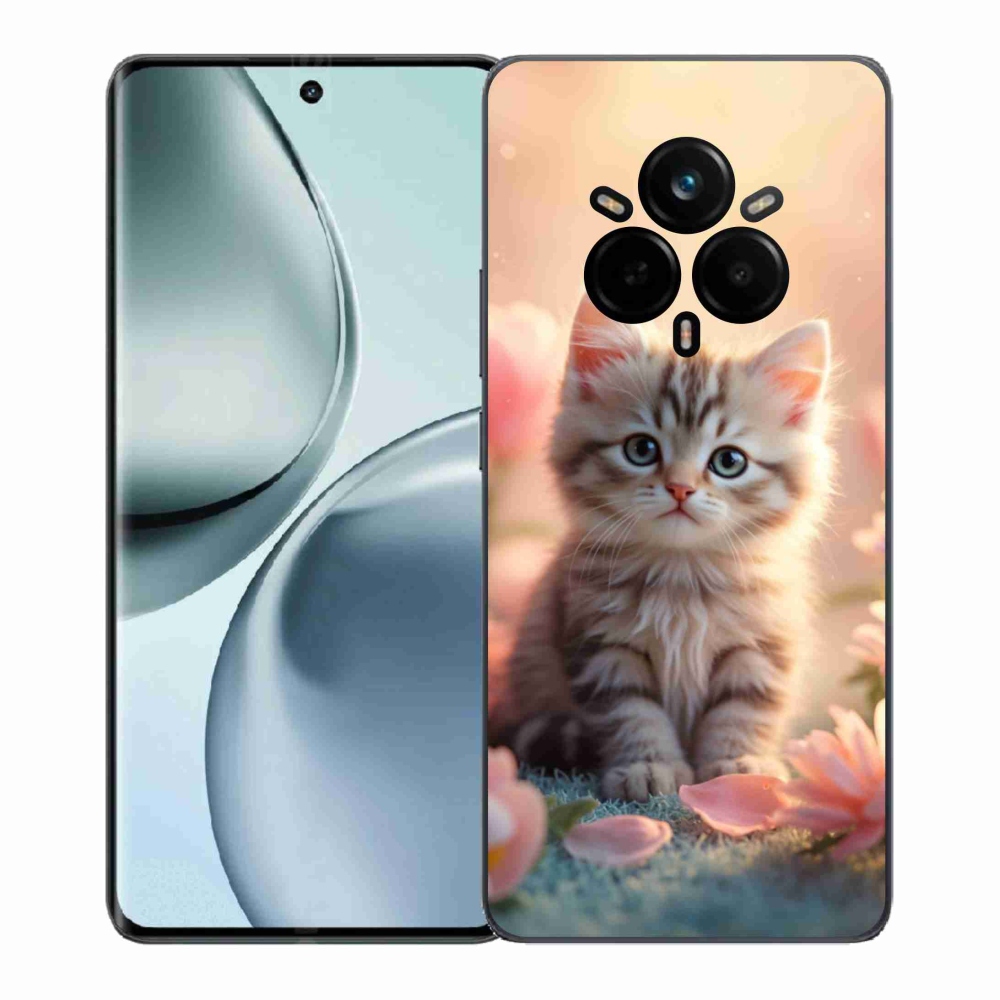 Gél borítás mmCase a Realme 14 Pro 5G számára - aranyos cica 8