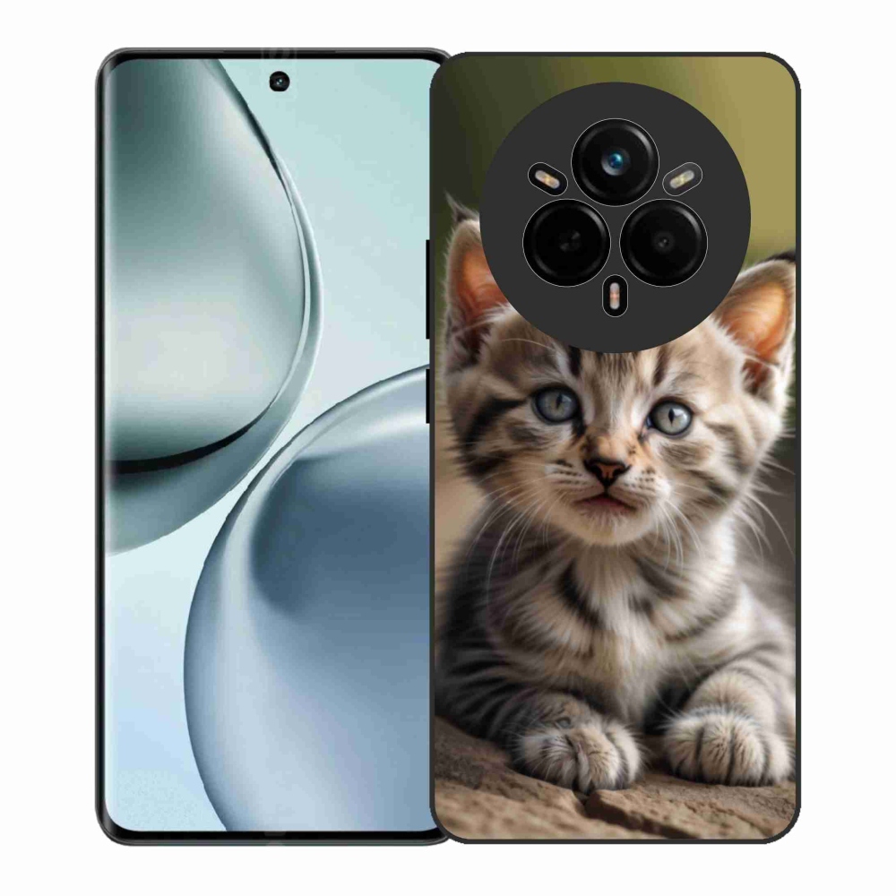 Gél borítás mmCase a Realme 14 Pro+ 5G számára - aranyos cica 9