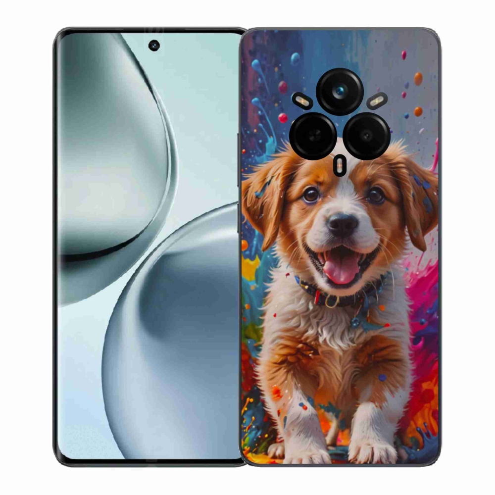 Gél borítás mmCase a Realme 14 Pro 5G számára - aranyos kiskutya 3