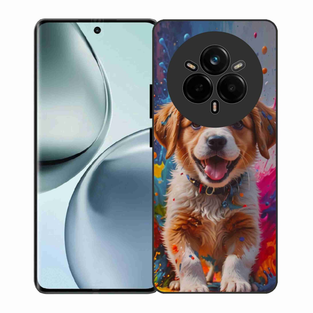 Gél borítás mmCase a Realme 14 Pro 5G számára - aranyos kiskutya 3