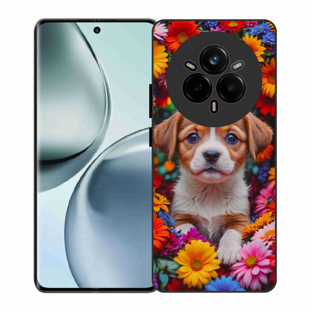 Gél borítás mmCase a Realme 14 Pro 5G számára - aranyos kiskutya