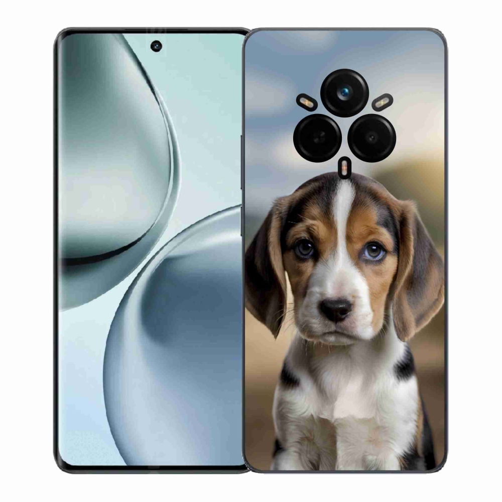 mmCase gél tok a Realme 14 Pro+ 5G-hez – aranyos beagle