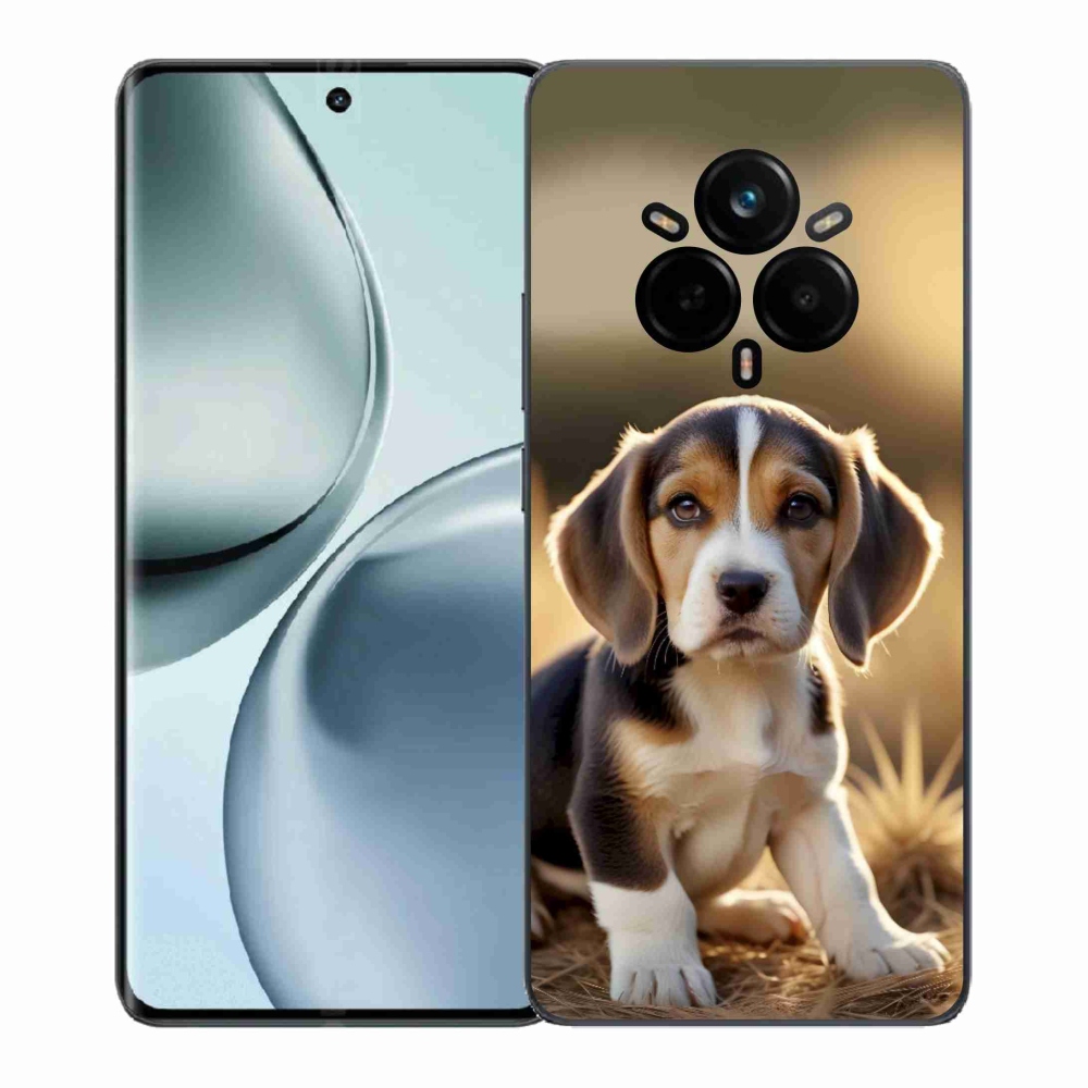 mmCase gél tok a Realme 14 Pro+ 5G-hez – aranyos beagle