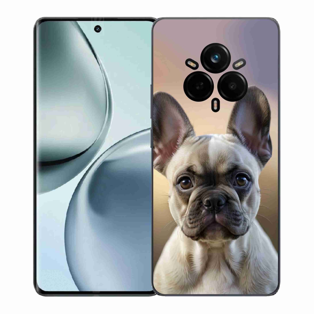 mmCase gél tok a Realme 14 Pro+ 5G-hez – aranyos francia buldog