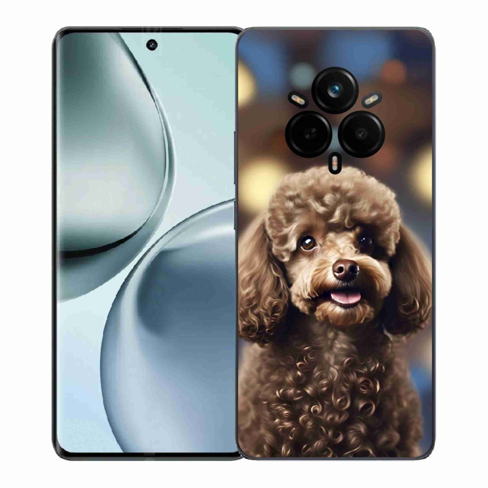 mmCase gél tok a Realme 14 Pro+ 5G-hez – aranyos pudli