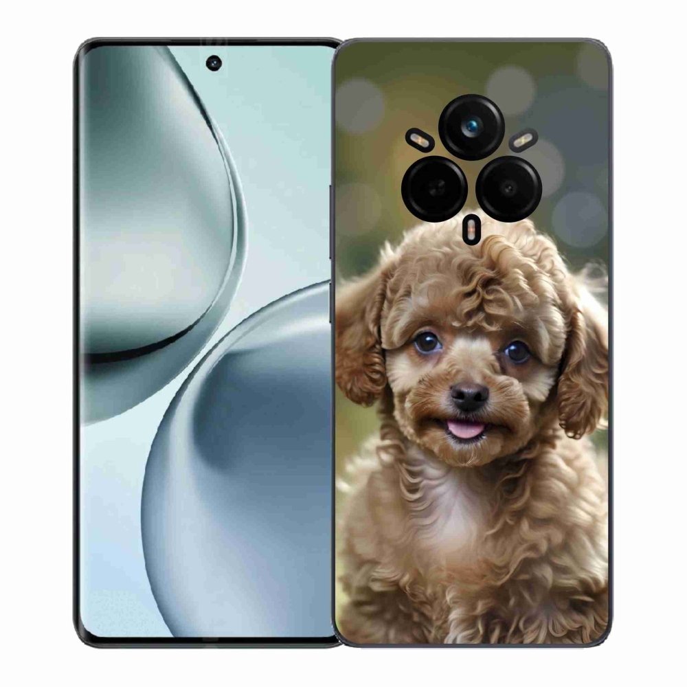 mmCase gél tok a Realme 14 Pro+ 5G-hez – aranyos pudli