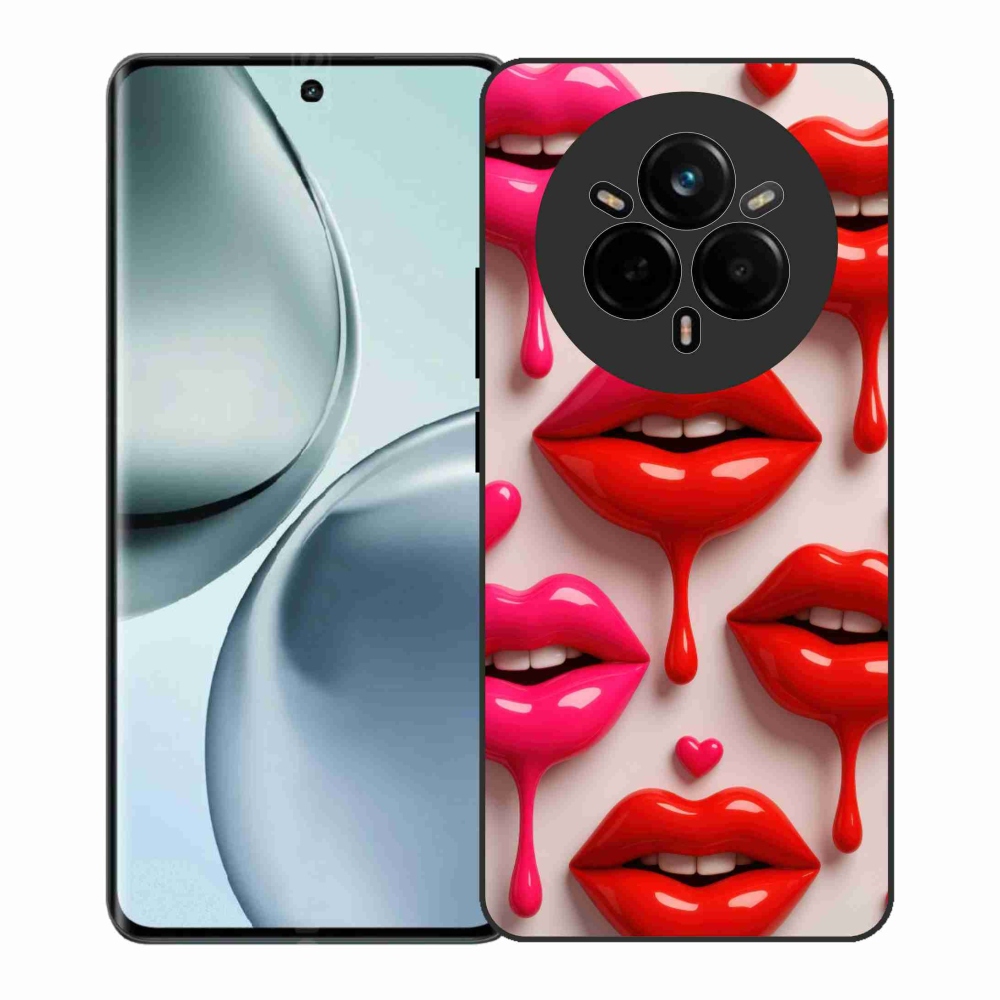 Zselés borítás mmCase a Realme 14 Pro+ 5G készülékhez - ajkak 2