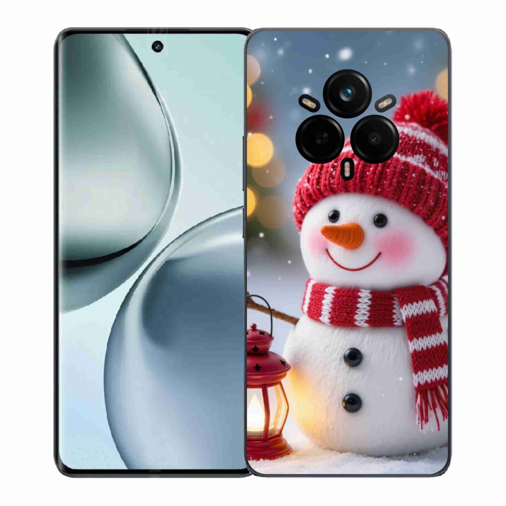 Gél borítás mmCase a Realme 14 Pro 5G készülékhez - hóember 2