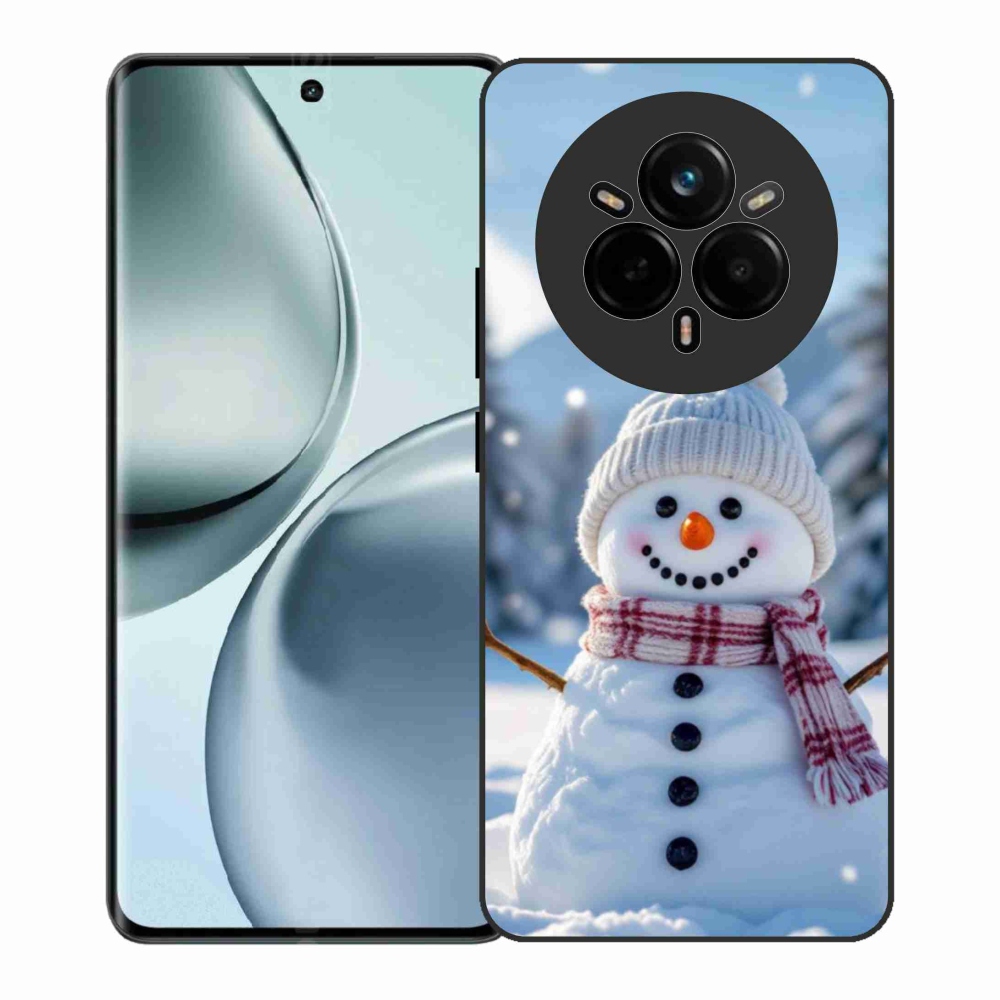 Gél borítás mmCase a Realme 14 Pro+ 5G készülékhez - hóember 3