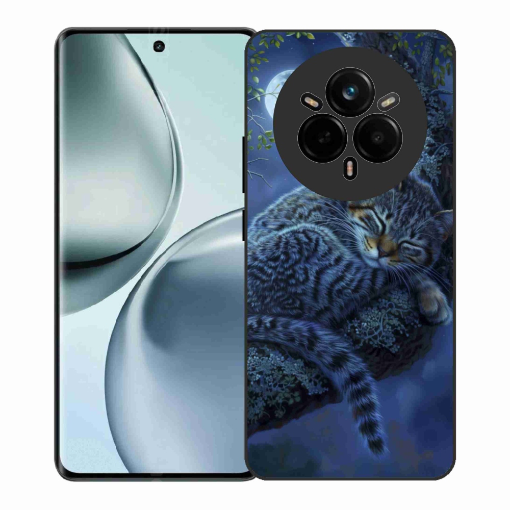 Gél borítás mmCase a Realme 14 Pro+ 5G készülékhez - alvó macska