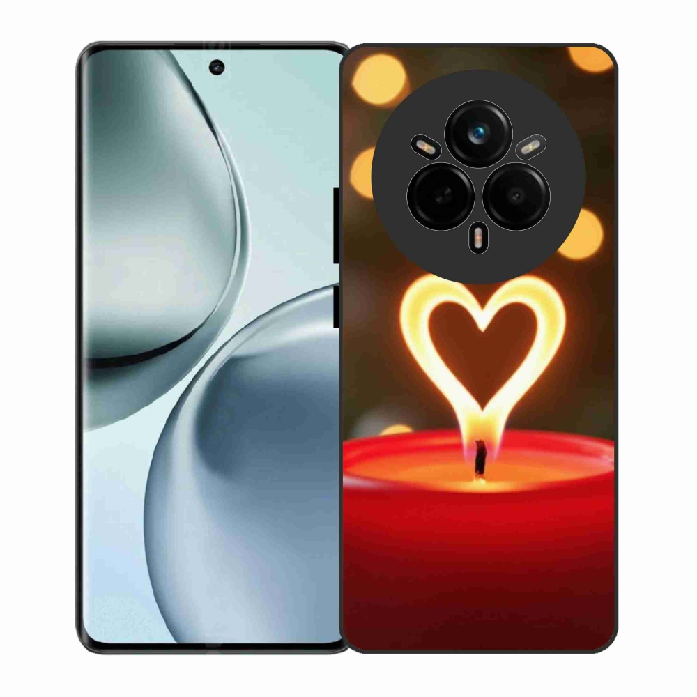 Gél borítás mmCase a Realme 14 Pro 5G készülékhez - láng szíve