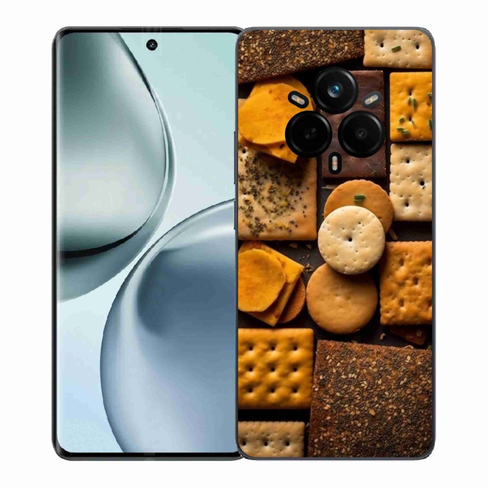 Zselés borítás mmCase a Realme 14 Pro 5G készülékhez - kekszek