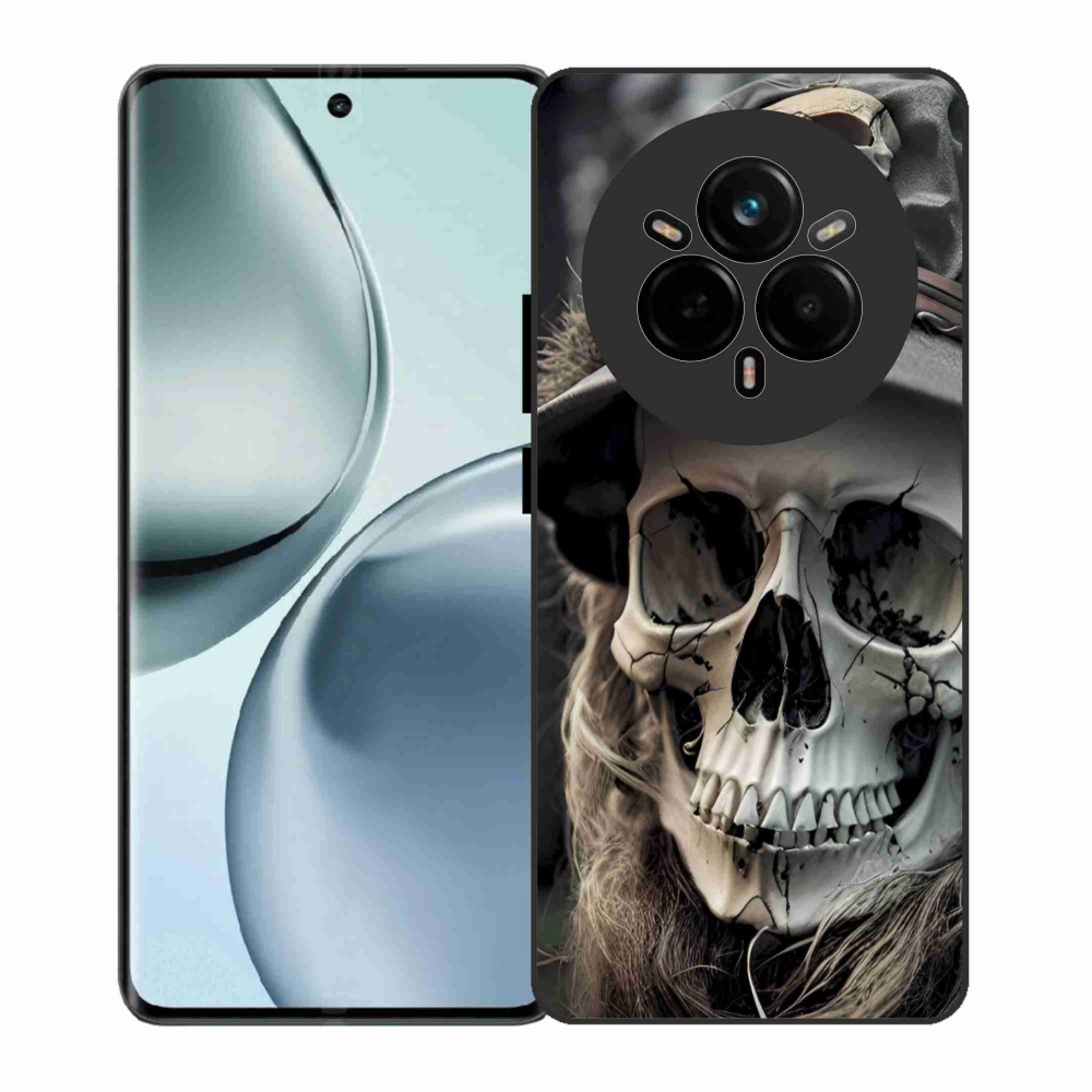 Zselés borítás mmCase a Realme 14 Pro 5G készülékhez - sötét koponya