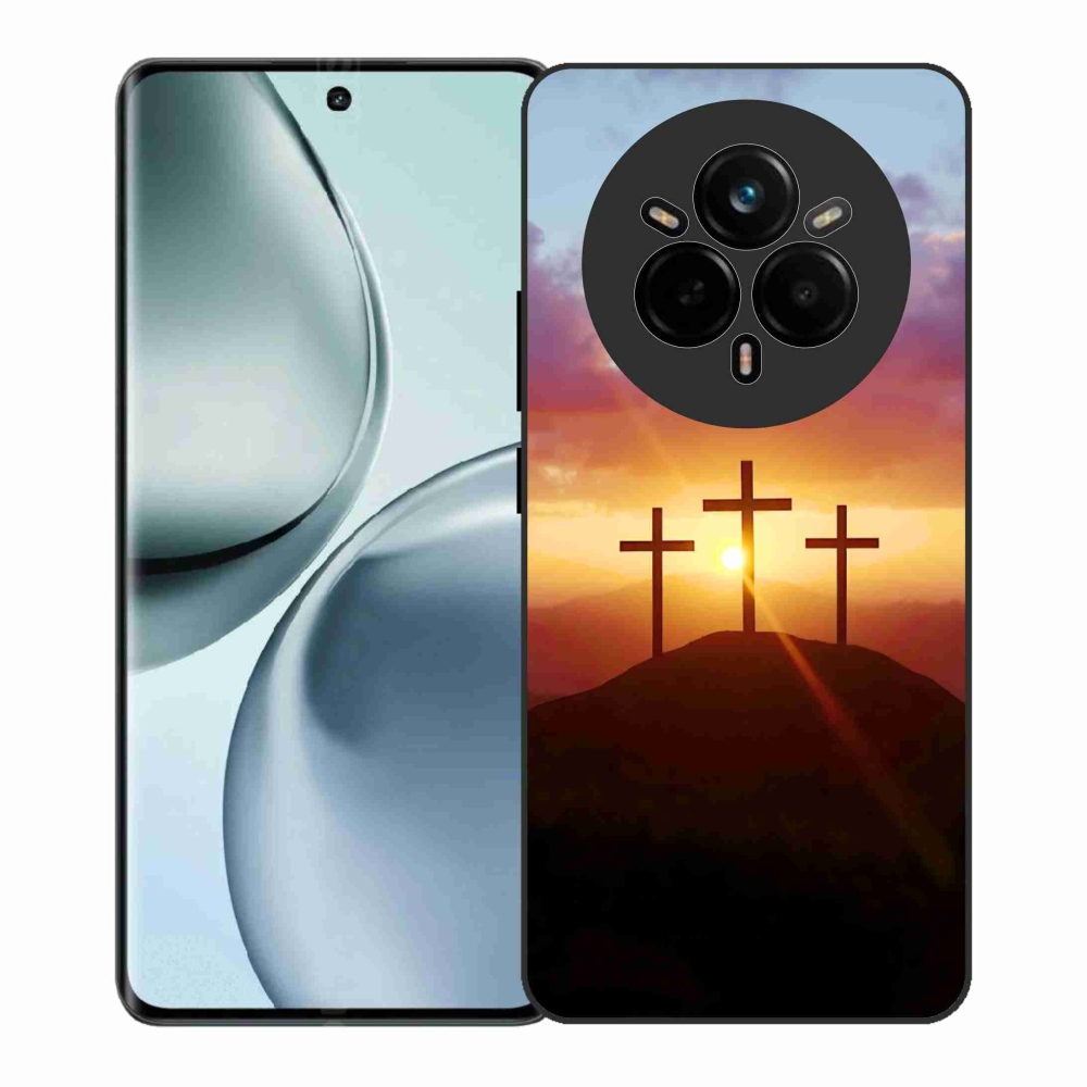 Zselés borítás mmCase a Realme 14 Pro+ 5G számára - három kereszt