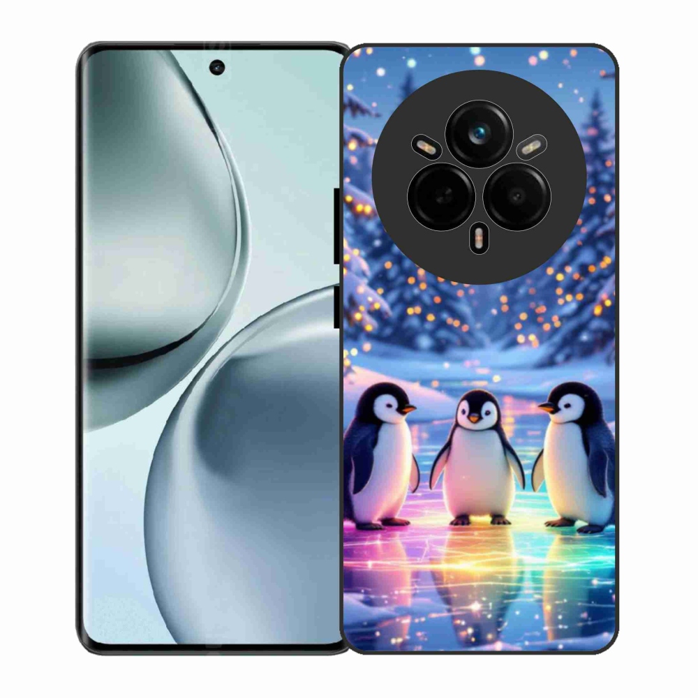 Gél borítás mmCase a Realme 14 Pro 5G készülékhez - Pingvinek
