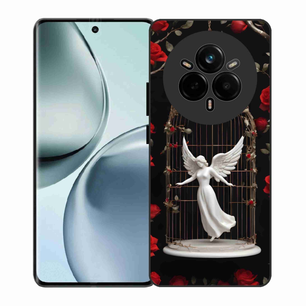 Gél borítás mmCase a Realme 14 Pro 5G számára - csapdába esett angyal