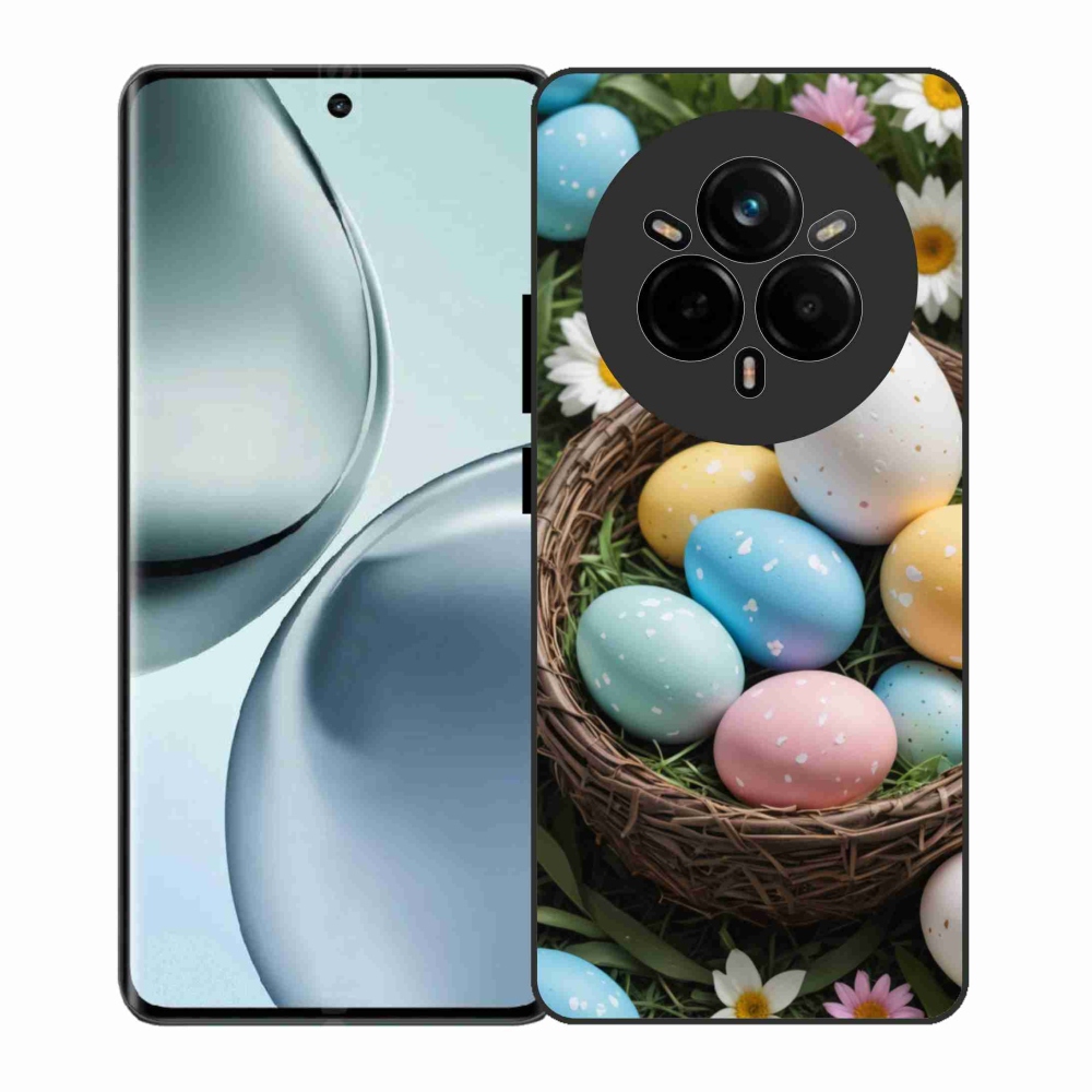 Gél borítás mmCase a Realme 14 Pro 5G számára - Húsvéti tojások 2