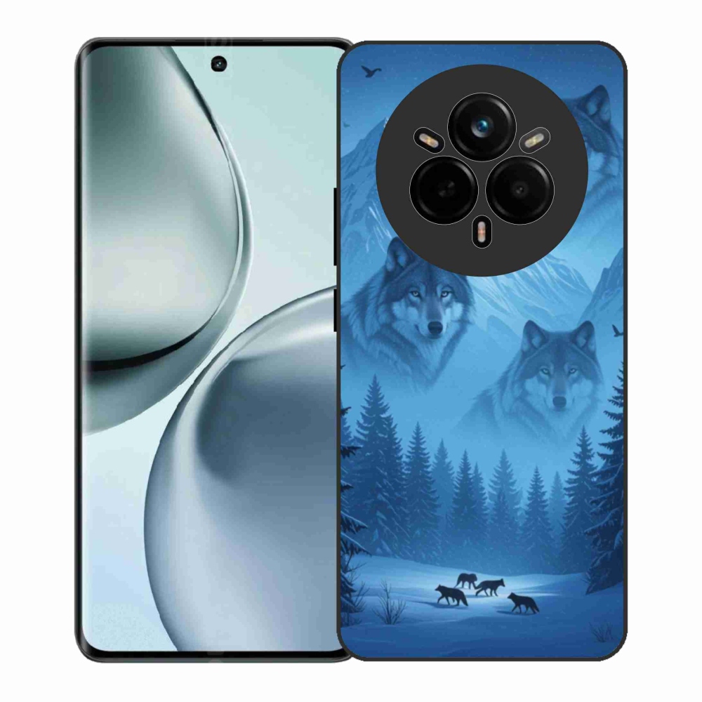 Gél védőburkolat mmCase a Realme 14 Pro+ 5G számára - farkas csomag