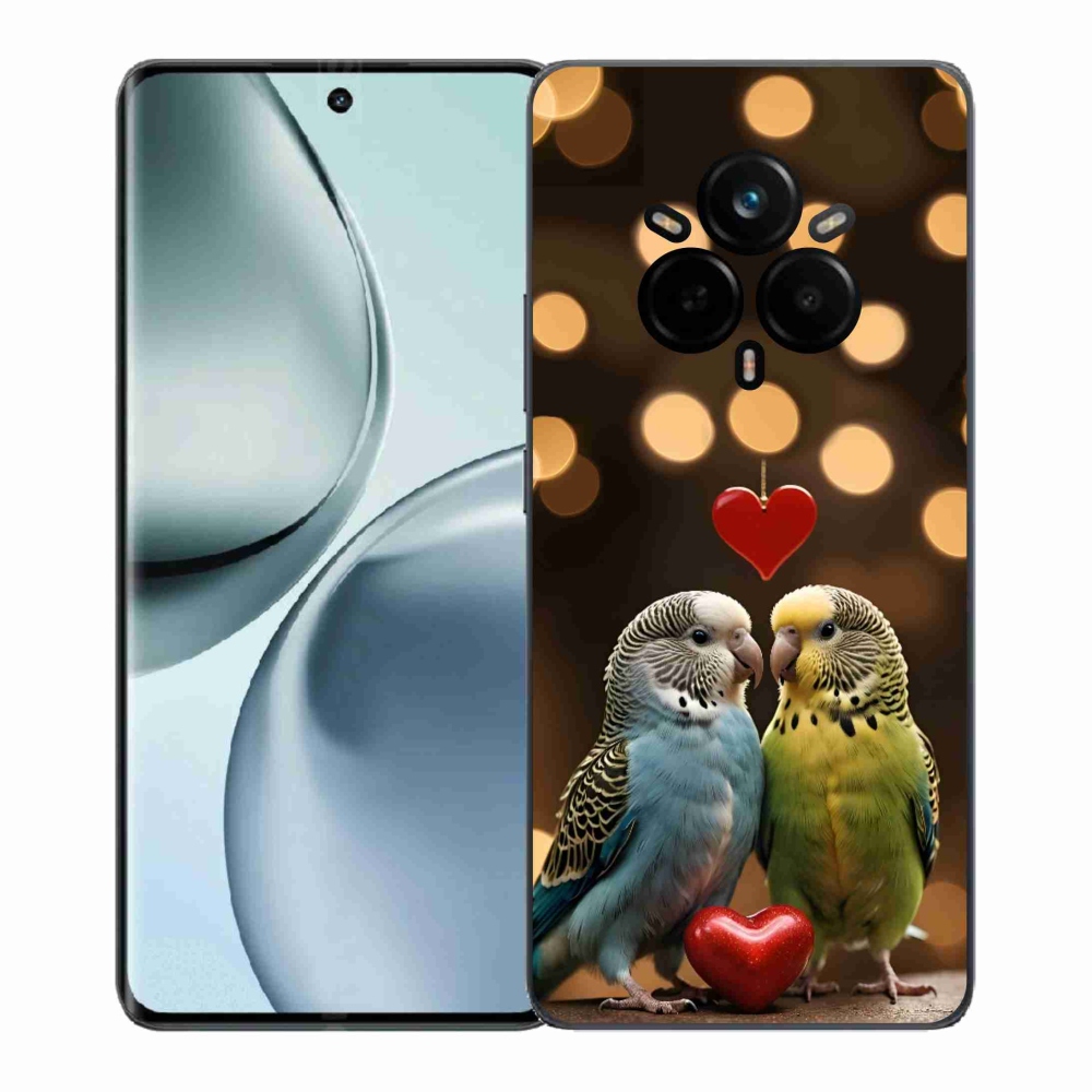 mmCase géltok a Realme 14 Pro+ 5G-hez – szerelmes papagájok