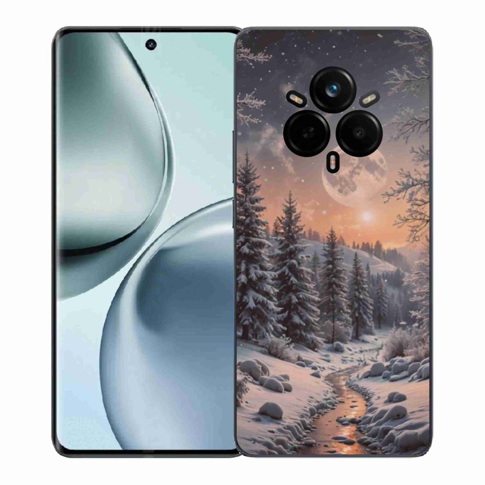 Gél borítás mmCase a Realme 14 Pro+ 5G számára - téli táj 2