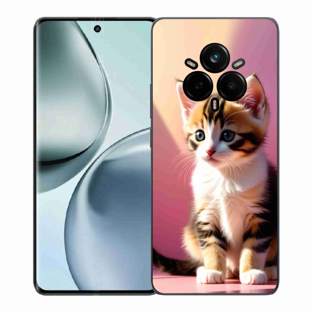 Gél borítás mmCase a Realme 14 Pro 5G készülékhez - kíváncsi cica 2