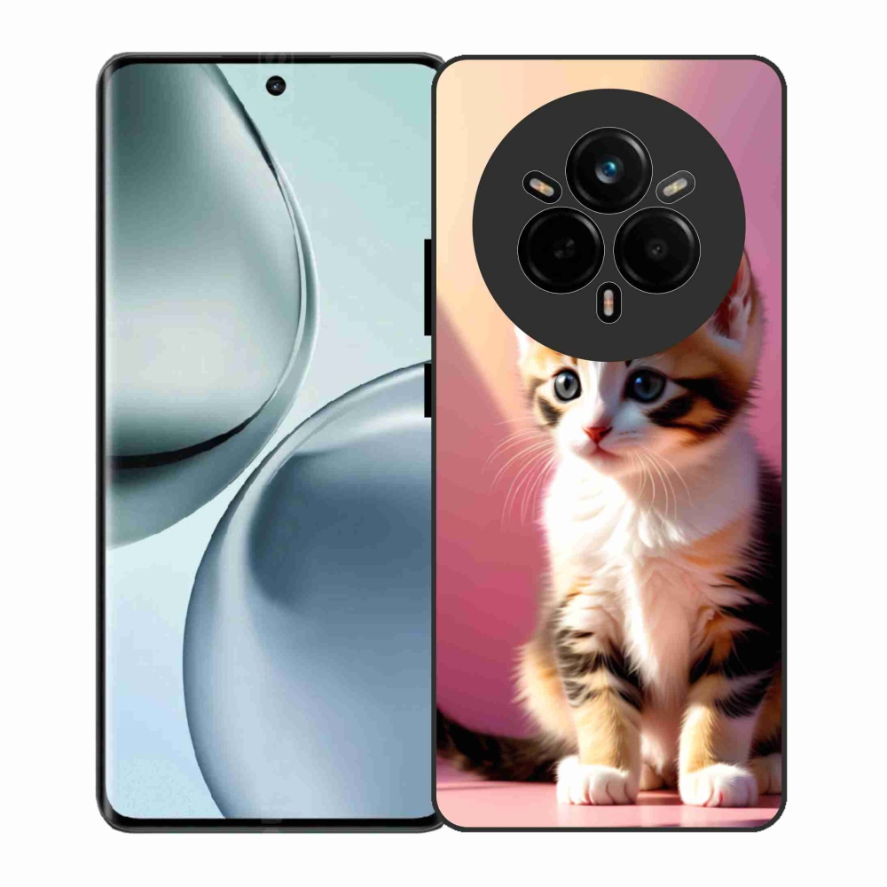 Gél borítás mmCase a Realme 14 Pro 5G készülékhez - kíváncsi cica 2