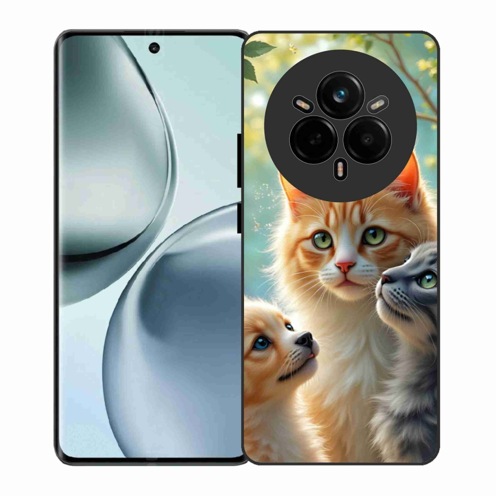 Gél borítás mmCase a Realme 14 Pro 5G számára - Állati barátság 2