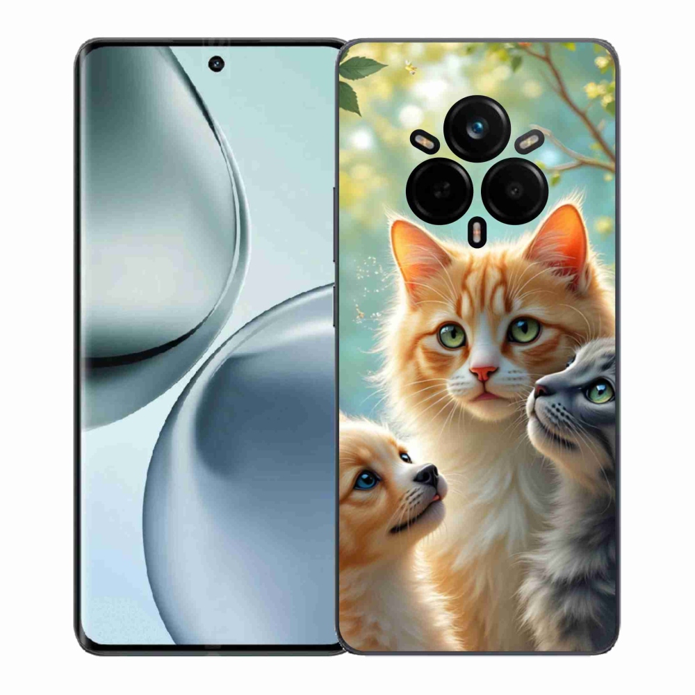 Gél borítás mmCase a Realme 14 Pro 5G számára - Állati barátság 2