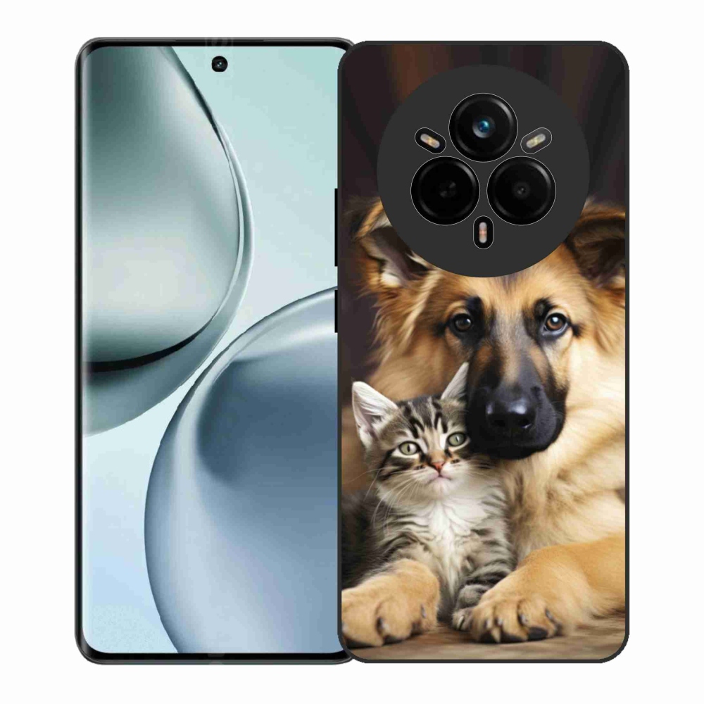 mmCase zselés borító a Realme 14 Pro+ 5G számára - Állati barátság