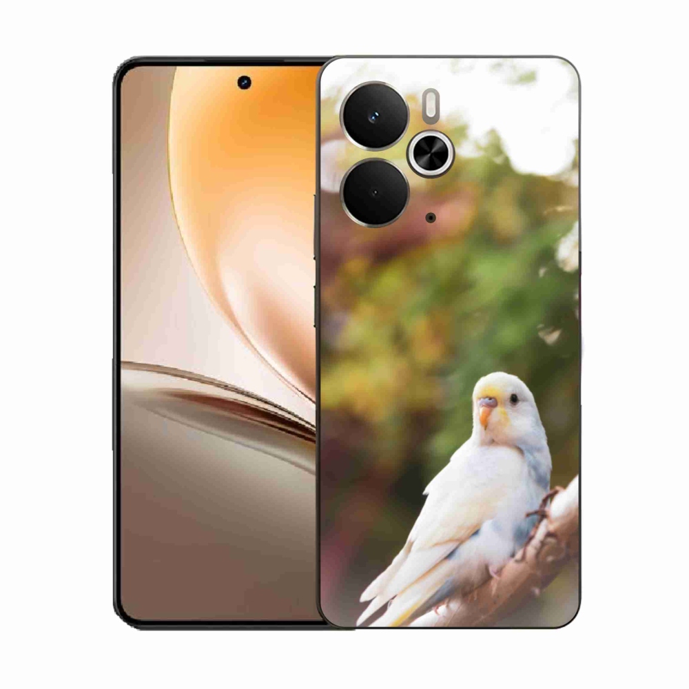 Zselés borítás mmCase a Realme 14T 5G/14 5G készülékhez - andulka fehér