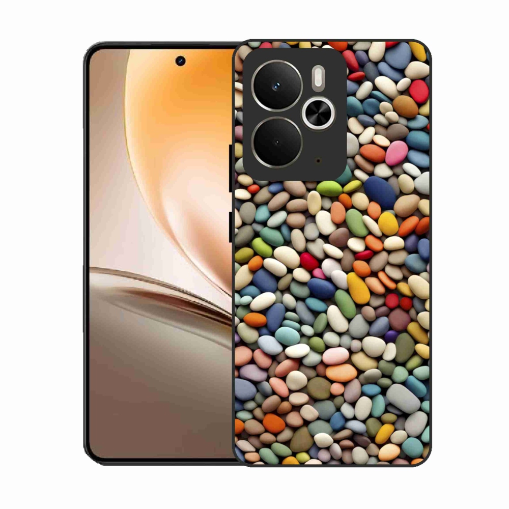 Gél borítás mmCase a Realme 14T 5G/14 5G modellhez - színes strasszkövek 2