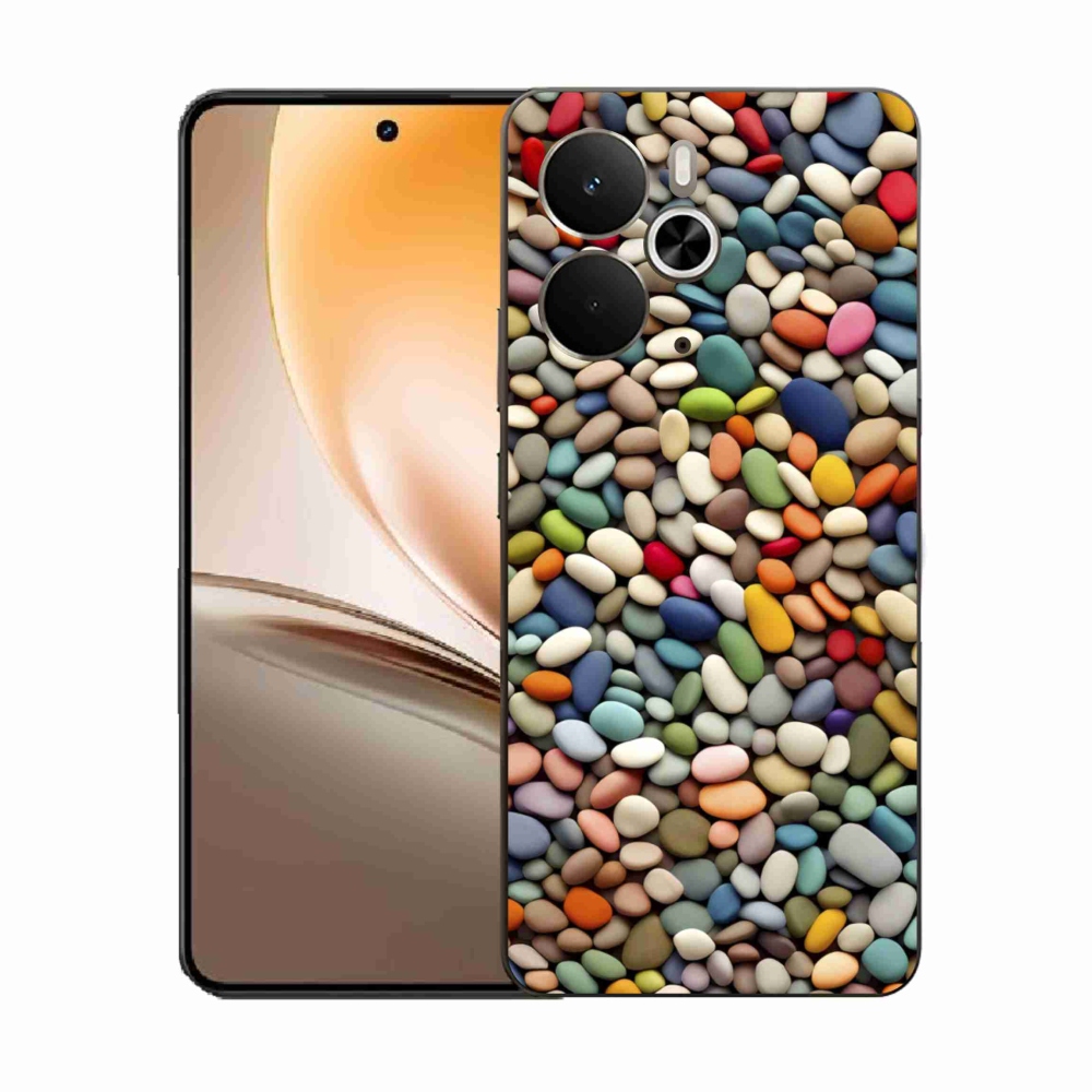 Gél borítás mmCase a Realme 14T 5G/14 5G modellhez - színes strasszkövek 2