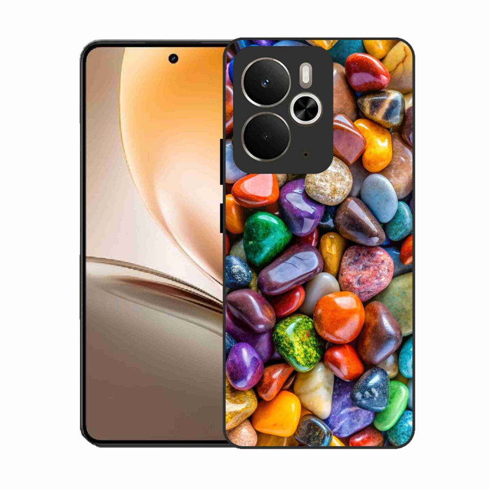 Gél borítás mmCase a Realme 14T 5G/14 5G készülékhez - színes strasszkövek