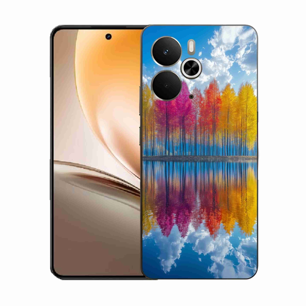 Gél borítás mmCase a Realme 14T 5G/14 5G - színes fákhoz