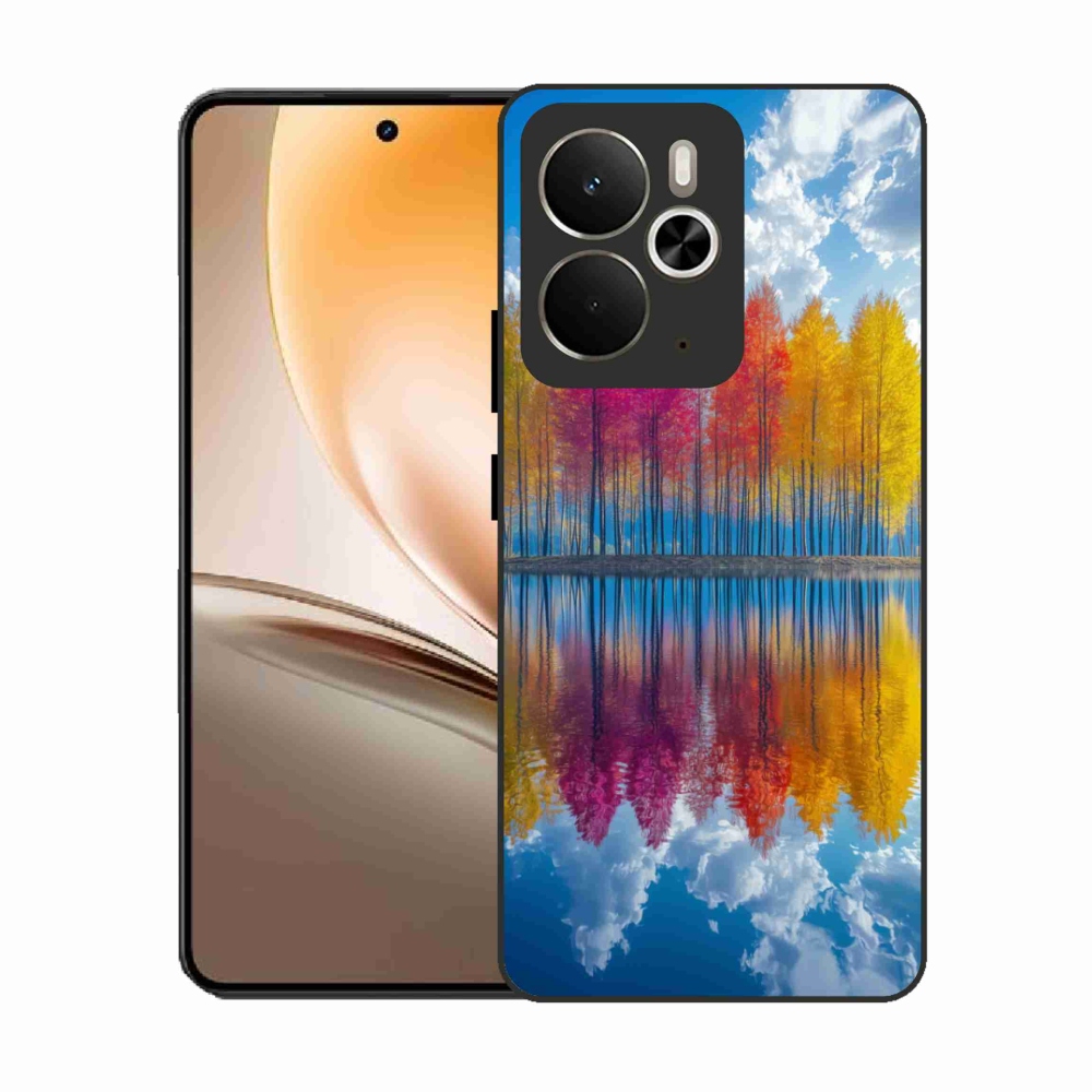 Gél borítás mmCase a Realme 14T 5G/14 5G - színes fákhoz