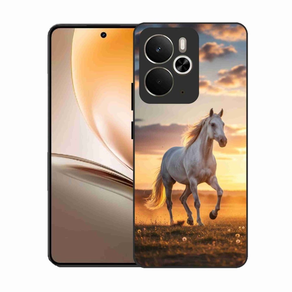 Gél borítás mmCase a Realme 14T 5G/14 5G - futó fehér ló 2