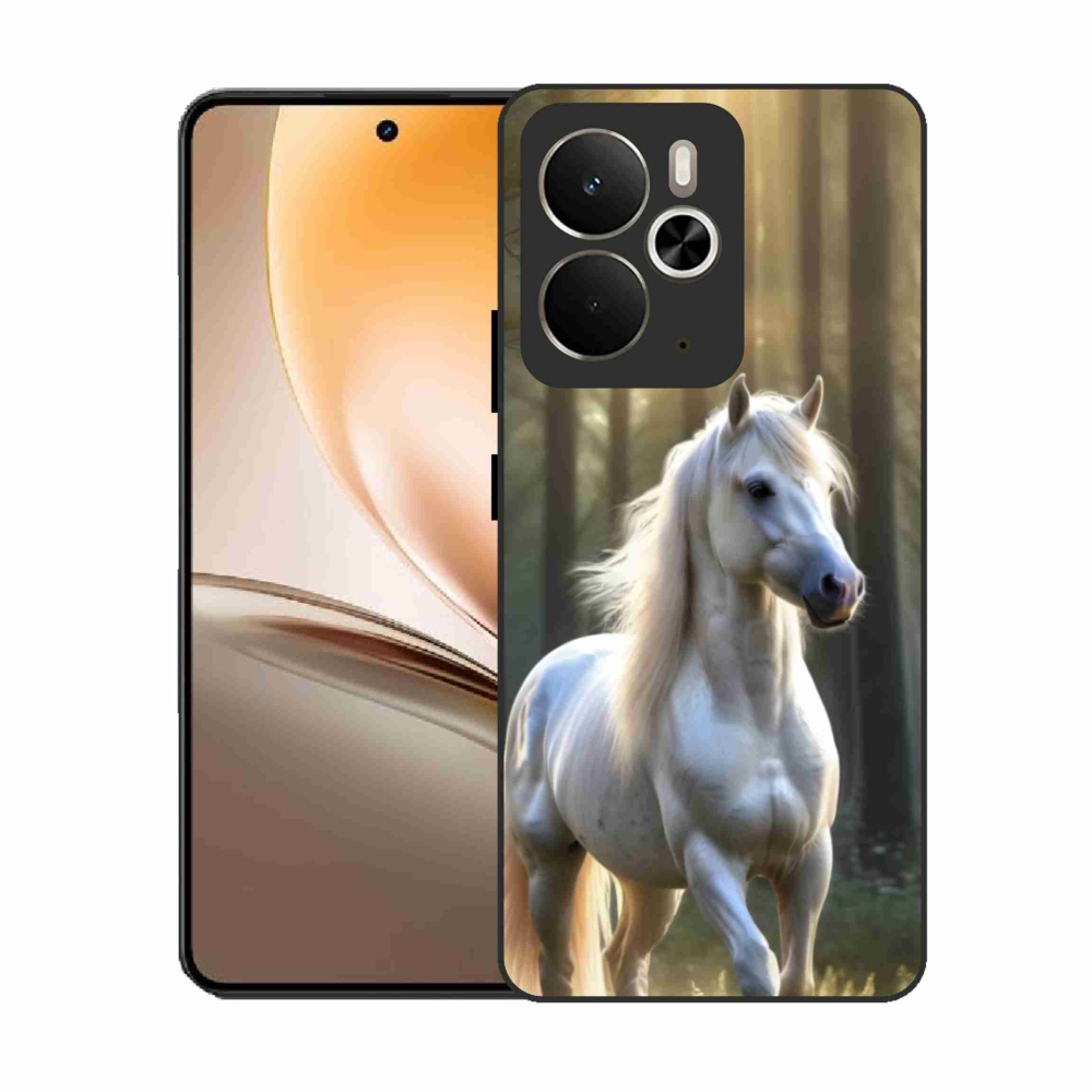 Zselés borítás mmCase a Realme 14T 5G/14 5G - fehér ló 3