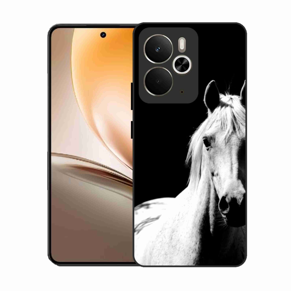 Zselés borítás mmCase a Realme 14T 5G/14 5G - fehér ló 5