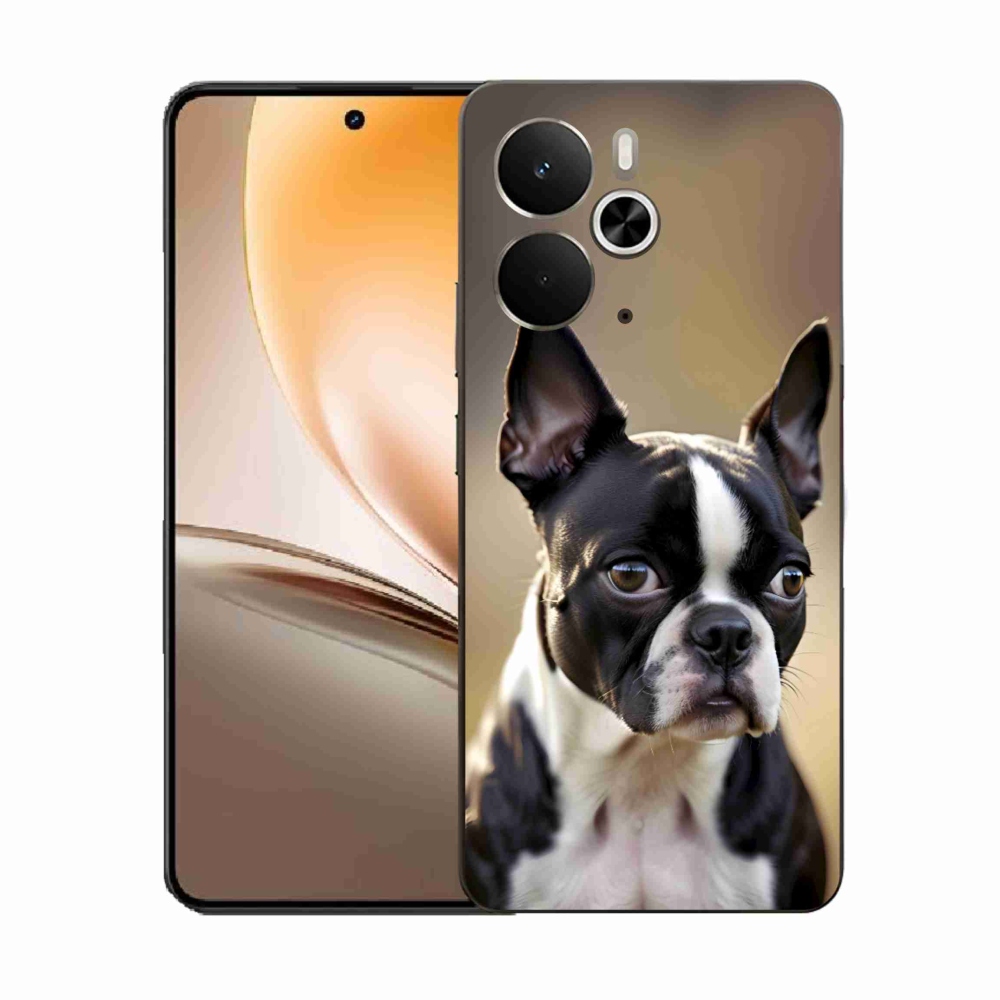 Gél borítás mmCase a Realme 14T 5G/14 5G készülékhez - Boston Terrier