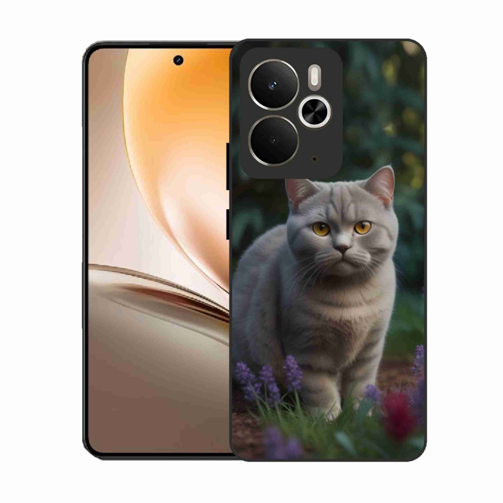 Zselés borítás mmCase a Realme 14T 5G/14 5G modellhez - brit macska