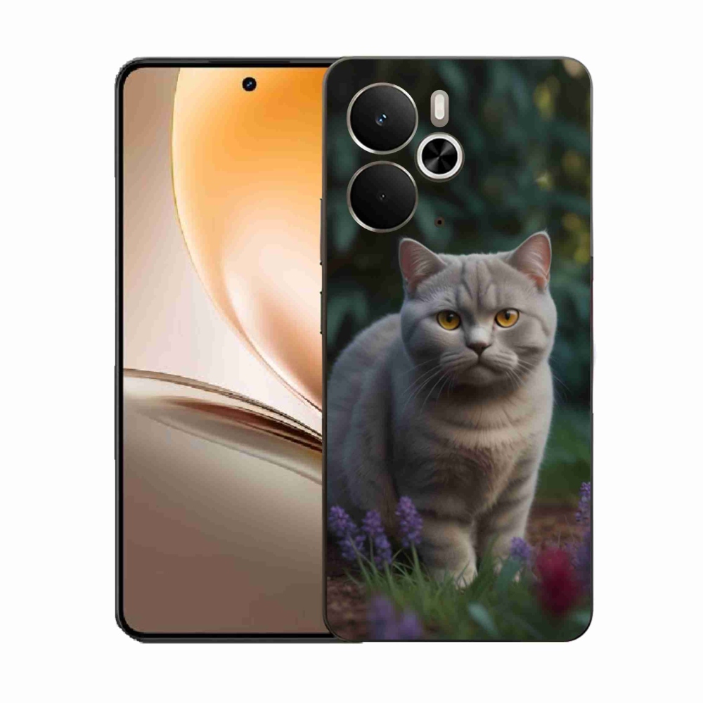 Zselés borítás mmCase a Realme 14T 5G/14 5G modellhez - brit macska