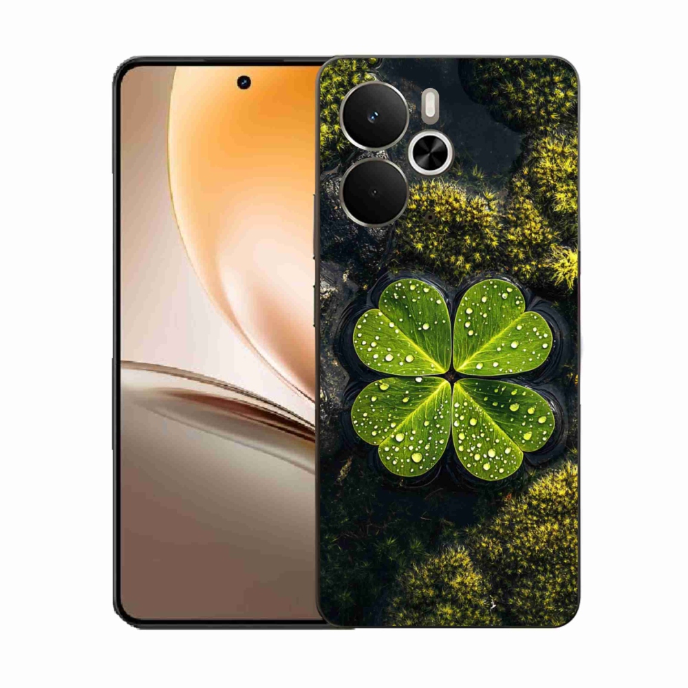 Zselés borítás mmCase a Realme 14T 5G/14 5G készülékhez - négylevelű lóhere