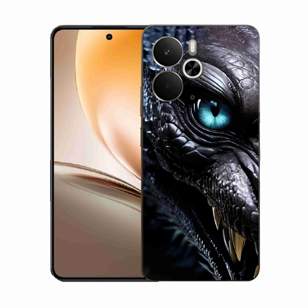 Zselés borítás mmCase a Realme 14T 5G/14 5G számára - sárkány nézet