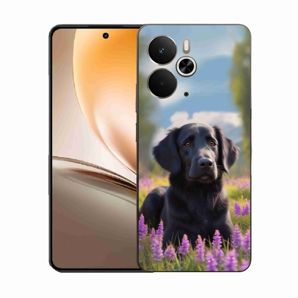 Gél borítás mmCase a Realme 14T 5G/14 5G készülékhez - elegáns fekete retriever
