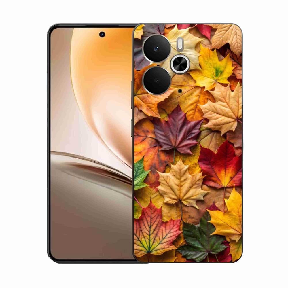Zselés borítás mmCase a Realme 14T 5G/14 5G készülékhez - juharlevelek 2