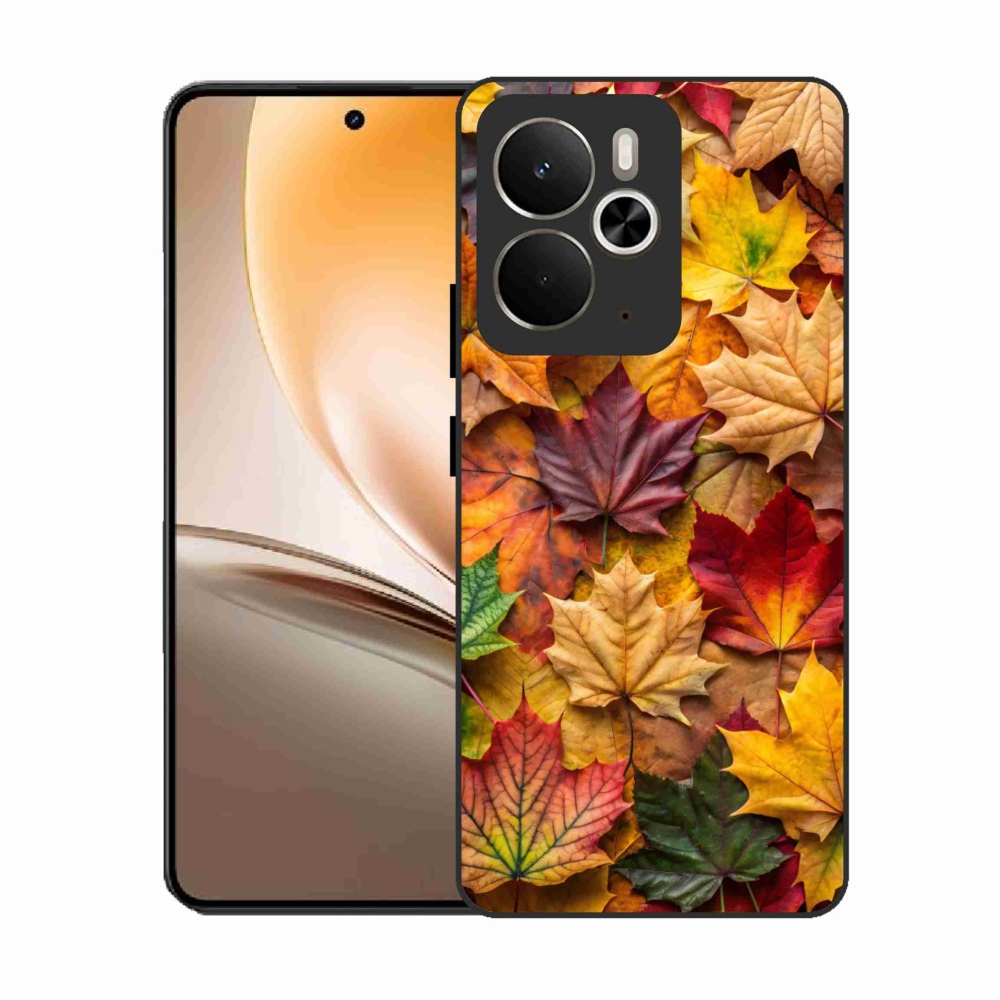 Zselés borítás mmCase a Realme 14T 5G/14 5G készülékhez - juharlevelek 2