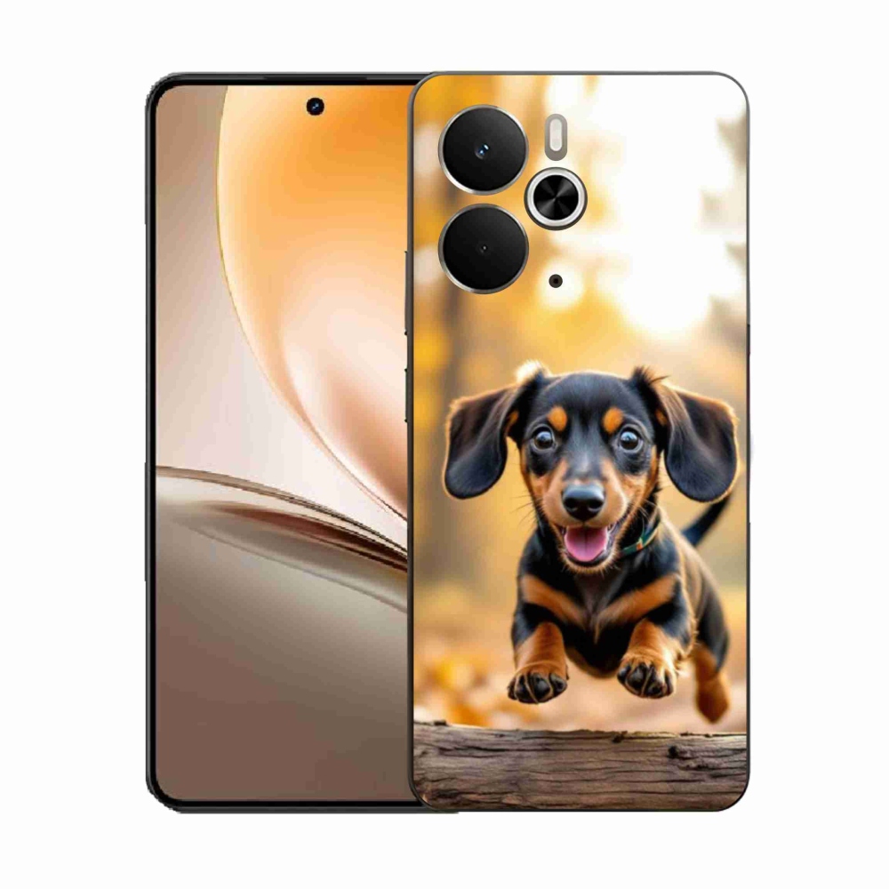 Gél borítás mmCase a Realme 14T 5G/14 5G - dachshund 2 számára